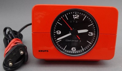 Auktion 350<br>vintage elektr. Pop Art Wecker, 60/70-er Jahre 