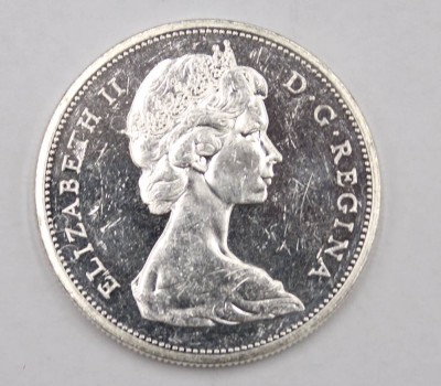 Auktion 351<br>Canada-Dollar 1965, Silber, 23,2gr., D-3,5cm [1]