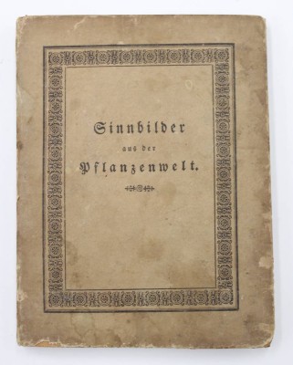 Auktion 351<br>J.F.Radda, Sinnbilder aus der Pflanzenwelt, 1824, Alters-u. Gebrauchsspuren [1]