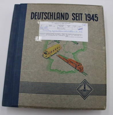 Auktion 351<br>Vordruckalbum, DDR, 1949/50 bis 1975, nicht komplett [1]