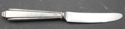 Auktion 352<br>kl. Messer mit Silbergriff, 830er, L-12cm [1]