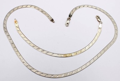 Auktion 352<br>Set, Kette und Armband,, 925er Silber, zus. ca. 14,9gr, ca. L-44cm u. L-18cm [1]