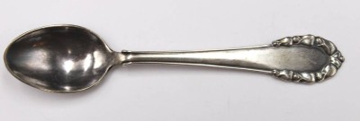 Auktion 352<br>Teelöffel, Georg Jensen, Lily of the Valley, Sterling, 19,4gr., L-12,5cm [1]