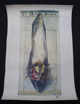 Auktion 352<br>Druck, Horst Jansen,  handsigniert, ungerahmt,  BG 43 x 30cm [1]