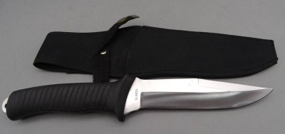 Auktion 352<br>Herbertz Bowie-Messer, AISI 420, Klinge 25 cm, Pakkaholz, [1]