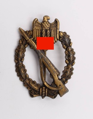 Auktion 352<br>Infanterie-Sturmabzeichen, 3. Reich, verso 