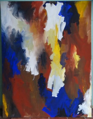 Auktion 352<br>Christian Kaul, 1995 , ohne Titel, Acryl auf Leinen, 130x100 cm (Sperrgut) [1]