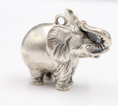 Auktion 353<br>figürlicher Anhänger, Elefant, 925er Silber, 16,4gr., 2,5 x 3,4cm [1]