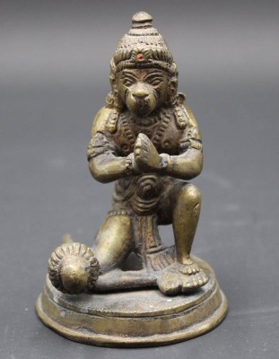 Auktion 353<br>Bronze, Hanuman, wohl Indien, ca. H-10cm [1]