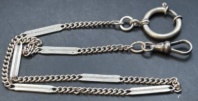 Auktion 353<br>Sterling Uhrenkette-925-, L-42 cm, 14,1 gr. [1]