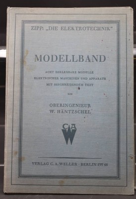 Auktion 353<br>Modellband, Elektrotechnik, um 1920 [1]