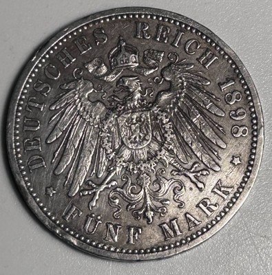 Auktion 353<br>5 Mark Preussen 1898, Silber [1]