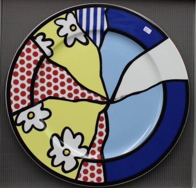 Auktion 353<br>Künstlerteller, Rosenthal studio-linie, Roy Lichtenstein, D-31cm, orig. Karton [1]