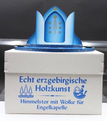 Auktion 353<br>Himmelstor mit Wolke, Ergebirge, Ellmann, ca. H-14,5cm B-27cm T-13cm, orig. Karton [1]