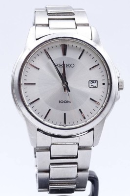 Auktion 354<br>HAU, Seiko, 100M, Quartz, Edelstahl, D-38mm, Tragespuren, Funktion nicht überprüft [1]