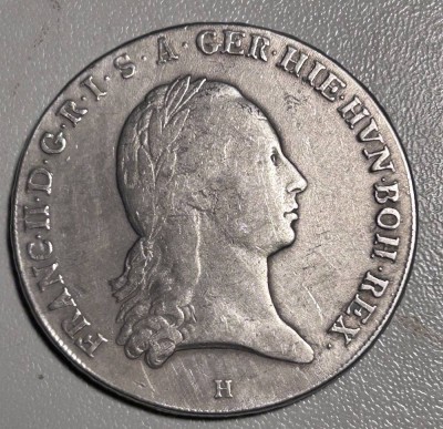 Auktion 354<br>Kronenthaler  1795-H-Franz II, Österreich-Ungarn, Silber, 29,4 gr, D-4 cm [1]