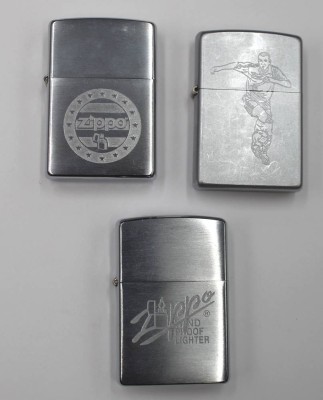 Auktion 354<br>3x  Zippo-Feuerzeuge [1]