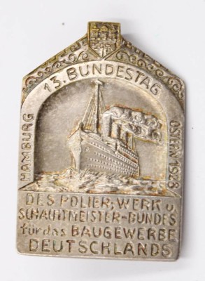 Auktion 354<br>Kleinabzeichen, 13. Bundestag...., 1928 [1]