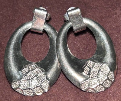 Auktion 354<br>Paar Silber-Ohrhänger-800-, L-ca. 3 cm, 4 gr. [1]