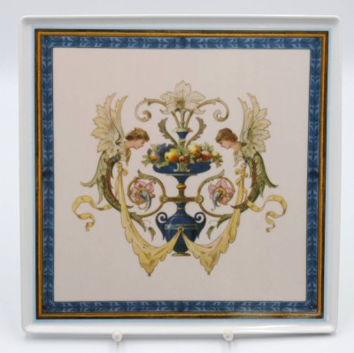 Auktion 354<br>Zierplatte, NPM, Druckdekor, ca. 20 x 26cm [1]