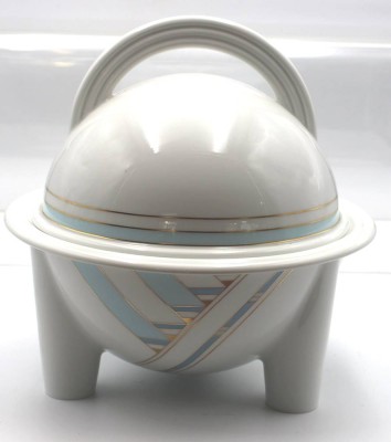 Auktion 355<br>gr. Deckelterrine,, Rosenthal studio-linie, Cupola, Entw. Mario Bellini, H-27cm D-28cm [1]