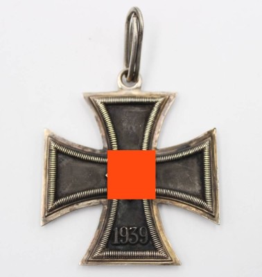 Auktion 355<br>Ritterkreuz des Eisernen Kreuzes, 800er Silber, Hersteller auf Ring, original ???? [1]