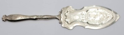 Auktion 355<br>Heber, älter, Silber gepr., 42,3gr., L-27,5cm [1]