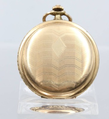 Auktion 355<br>Junghans-Taschenuhr, Doublégehäuse, Kronenaufzug, Werk defekt, D-5,2cm [1]