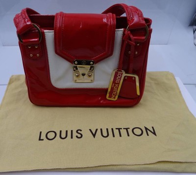 Auktion 355<br>Louis Vitton Handtasche in orig. Leinen Staubschutz [1]