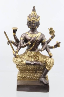 Auktion 355<br>Bronze, Brahma, 20. Jhd., ca. H-20,5cm [1]