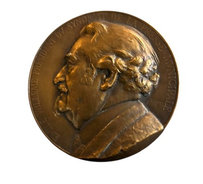 Auktion 356<br>Bronze-Medaille 1934 Emille Willeme, President de... D-6 cm [1]