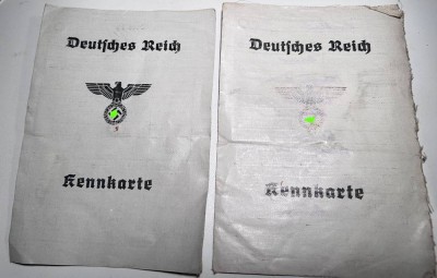 Auktion 356<br>2x Deutsches Reich Kennkarte [1]