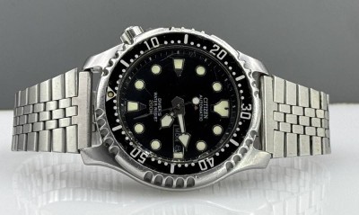 Auktion 356<br>Herren-Armbanduhr, Citizen Promaster, Automatik Werk läuft, getragene Erhaltung, ca. D-4cm [1]