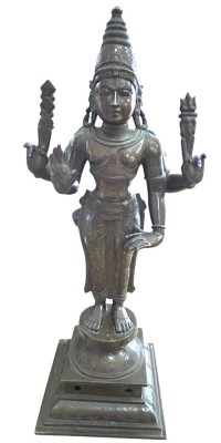 Auktion 356<br>schwere Vollbronze, buddhistische Gottheit,  H-51 cm, ca. 12 kg [1]