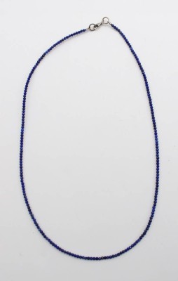 Auktion 356<br>Halskette, Lapis, ca. L-44cm [1]