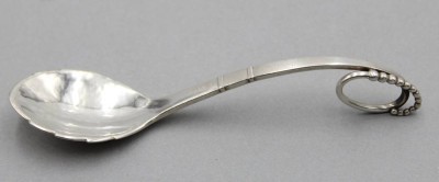 Auktion 356<br>Zuckerlöffel, Georg Jensen, Sterling, Nr. 41, 21,1gr., L-12cm [1]