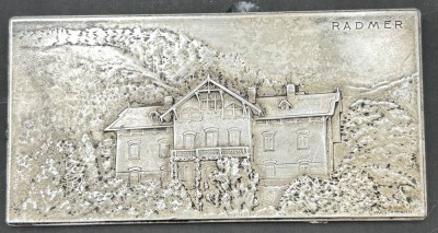 Auktion 356<br>Karl WASCHMANN (1848-1905)  Plakette mit Basrelief 