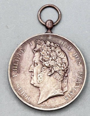 Auktion 356<br>Jean-Jacques BARRE (1793-1855), Medaille Portrait Louis Philippe I Roi de France, Universite de France, Academie de Douai, D-5 cm [1]