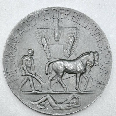 Auktion 356<br>Josef MÜLLNER (1879-1968)  gr. Metall  Erinnerungsmedaille 