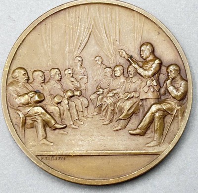 Auktion 356<br>Bronzemedaille von P. Tailetti, 100 Jahre  Ehrenlegion, 1825-1925, D-5 cm [1]