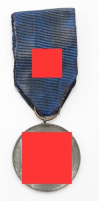 Auktion 357<br>Medaille, Für Treue Dienste in der SS am Band, original??? [1]