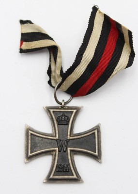 Auktion 357<br>Eisernes Kreuz 2. Klasse, 1. WK, Hersteller auf Ring 