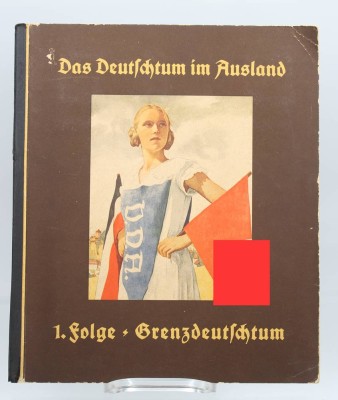 Auktion 357<br>Sammelalbum, Das Deutschtum im Ausland, 1. Folge Grenzdeutschtum, kompl. [1]